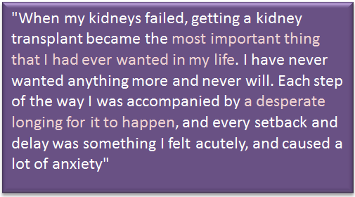 When my kidneys failed